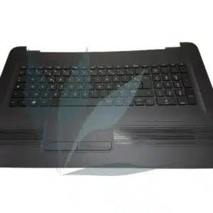 Clavier français avec repose-poignets noir non-rétroéclaré neuf d'origine HP pour HP 17-X SERIES
