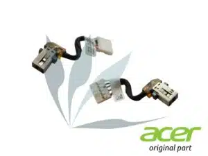 Connecteur d'alimentation carte mère sur câble  neuf d'origine Acer pour Acer Aspire A315-24PT