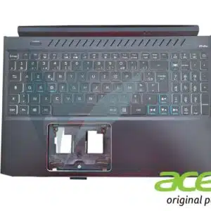 Clavier français avec repose-poignets noir neuf d'origine Acer pour Acer Predator Helios PH315-53 (pour modèles avec varte graphique 1650)-nous contacter en cas de doute sur la compatibilité avec votre modèle -