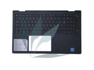 Clavier français avec plasturgie repose-poignets noire neuve d'origine Dell pour Dell Inspiron 15-3515