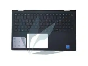 Clavier français avec plasturgie repose-poignets noire neuve d'origine Dell pour Dell Inspiron 15-3510