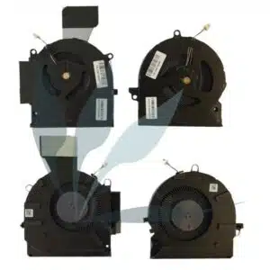 Paire de ventilateurs CPU - GPU 5V neufs pour HP OMEN 16-C SERIES