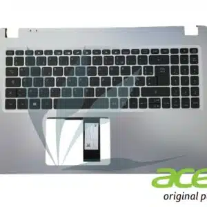 Clavier français rétro-éclairé avec repose-poignets argent neuf d'origine Acer pour Acer Aspire A515-43