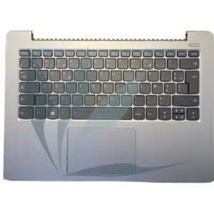 Clavier français rétro-éclairé avec plasturgie repose-poignets grise neuf pour Lenovo Ideapad 330S-14IKB