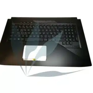 Clavier français rétro-éclairé avec plasturgie repose-poignets noire neuf d'origine Asus pour Asus GL703VM