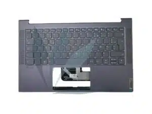 Clavier français avec repose-poignets gris foncé neuf d'origine Lenovo pour Lenovo Yoga Slim 7-14ARE05