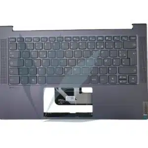 Clavier français avec repose-poignets gris neuf d'origine Lenovo pour Lenovo Yoga Slim 7 14ARE05