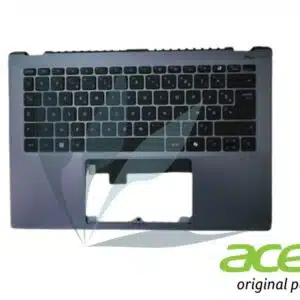 Clavier français rétro-éclairé avec plasturgie repose-poignets grise neuf d'origine Acer pour Acer Swift SFG14-63
