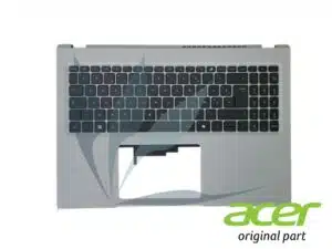 Clavier français rétro-éclairé avec plasturgie repose-poignets gris pour Acer Aspire Vero AV16-51P