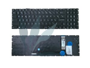 Clavier français rétro-éclairage RGB à sertir neuf pour MSI GE76 11UE