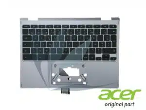 Clavier français non rétro-éclairé avec repose-poignets argent neuf d'origine Acer pour Acer Chromebook CP311-3H