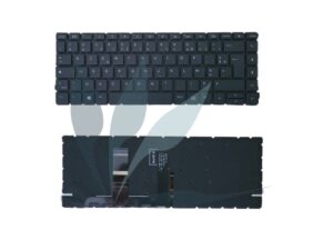 Clavier français rétro-éclairé noir neuf à sertir pour HP Probook 440 G8