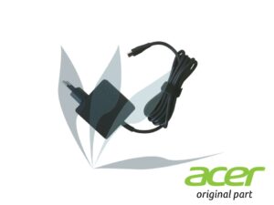 Chargeur 65W TYPE-C (USB-C) prise murale neuf d'origine Acer pour Acer Swift SF314-44