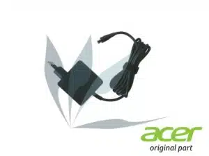 Chargeur 65W TYPE-C (USB-C) prise murale neuf d'origine Acer pour Acer Spin SP314-55