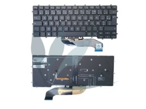 Clavier français rétro-éclairé  neuf pour Dell Latitude 7400 2-in-1