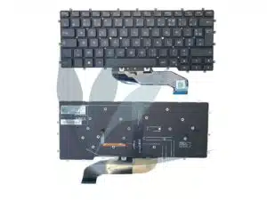 Clavier français rétro-éclairé  neuf pour Dell Latitude 7400 2-in-1
