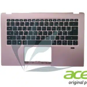 Clavier français rétro-éclairé avec repose-poignets rose neuf d'origine Acer pour Acer Swift SF114-34