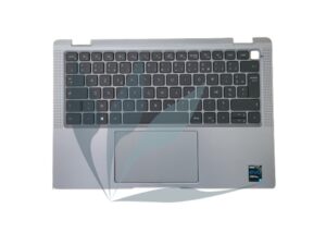 Clavier français rétro-éclairé avec plasturgie repose-poignets neuf d'origine Dell pour Dell Latitude 9420