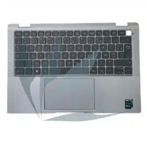 Clavier français rétro-éclairé avec plasturgie repose-poignets neuf d'origine Dell pour Dell Latitude 9420