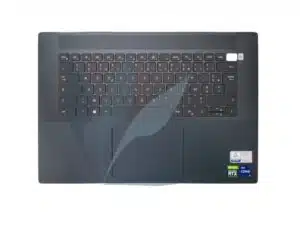 Clavier français rétro-éclairé avec plasturgie repose-poignets bleue neuf d'origine Dell pour Dell Inspiron 16 Plus 7620
