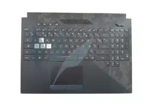 Clavier français rétro-éclairé avec plasturgie repose-poignets noir neuf d'origine Asus pour Asus G515GV (attention ne convient pas à tous les modèles G515GV)
