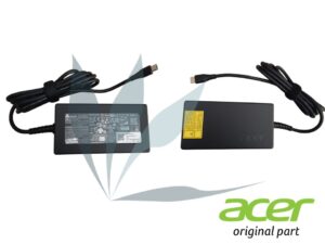 Chargeur 100W TYPE-C noir Acer Swift SFX14-71G - pi&egrave;ce officielle Acer neuve