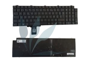 Clavier français noir rétro-éclairé neuf pour Dell Precision 7560