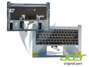 Clavier fran&ccedil;ais r&eacute;tro-&eacute;clair&eacute; avec repose-poignets bleu neuf d'origine Acer pour Acer Swift SF314-57