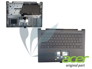 Clavier fran&ccedil;ais r&eacute;tro-&eacute;clair&eacute; avec plasturgie repose-poignets neuf d'origine Acer pour Acer Aspire Spin A5SP14-51MTN