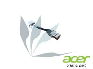 Connecteur d'alimentation carte m&egrave;re sur c&acirc;ble neuf d'origine Acer pour Acer Aspire A517-58M
