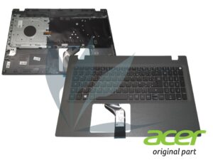 Clavier fran&ccedil;ais r&eacute;tro-&eacute;clair&eacute; avec repose-poignets gris neuf d'origine Acer pour Acer Aspire E5-574T