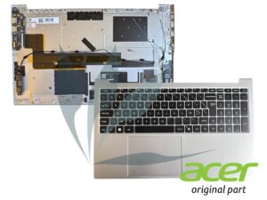Clavier fran&ccedil;ais original Acer  argent neuf pour Acer Aspire Light AL17-31P