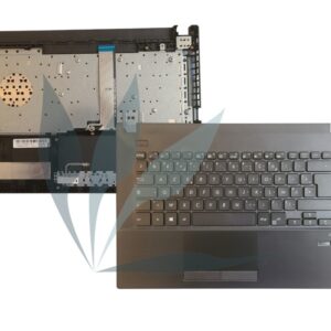 Clavier français avec repose-poignets noir pour Asus PRO451LD